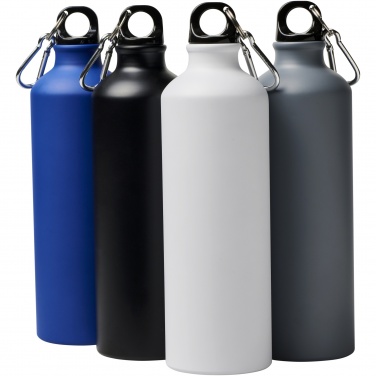 Logotrade Logogeschenke das Foto: Oregon 770 ml matte Sportflasche mit Karabinerhaken