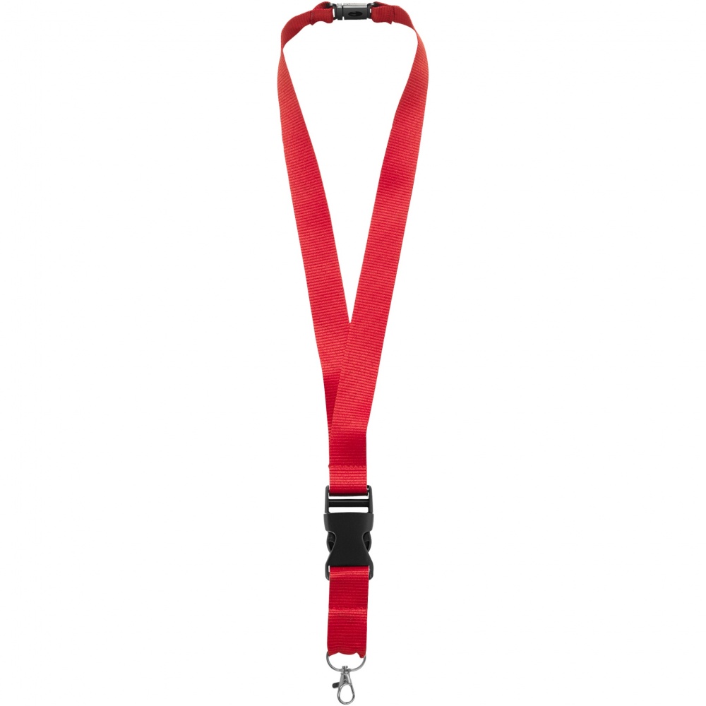 Logotrade Geschäftsgeschenke das Foto: Yogi Lanyard mit Sicherheitsverschluss