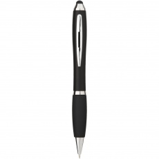 Nash Stylus bunter Kugelschreiber mit schwarzem Griff