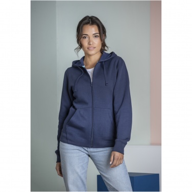 Logotrade Geschäftsgeschenke das Foto: Ruby Hoodie mit durchgehendem Reißverschluss aus Bio-Material für Damen