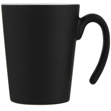 Logotrade Firmengeschenke das Foto: Oli 360 ml Keramikbecher mit Henkel