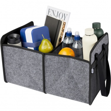 Logotrade Werbegeschenke das Foto: Felta faltbarer Auto-Organizer aus GRS-recyceltem Filz