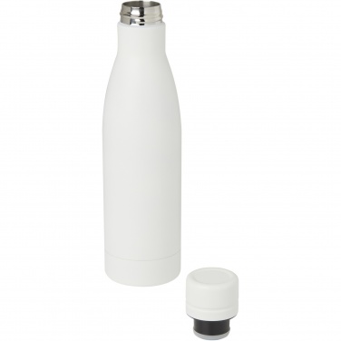 Logotrade Werbeartikel das Foto: Vasa RCS-zertifizierte Kupfer-Vakuum Isolierflasche aus recyceltem Edelstahl, 500 ml