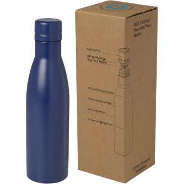 Logotrade Firmengeschenke das Foto: Vasa RCS-zertifizierte Kupfer-Vakuum Isolierflasche aus recyceltem Edelstahl, 500 ml