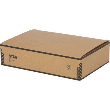 Logotrade Werbegeschenke das Foto: Spike 24-teiliges Werkzeugset aus recyceltem RCS Kunststoff mit Korketui