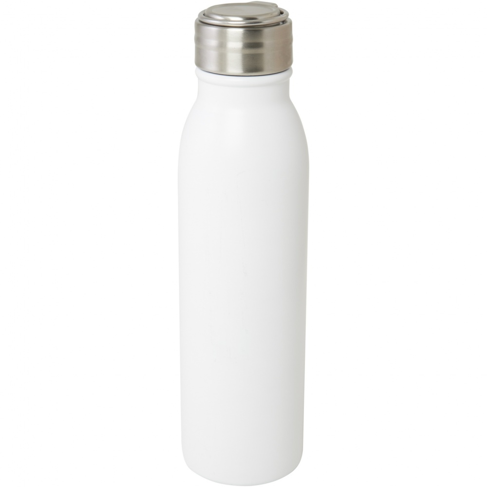 Logotrade Geschäftsgeschenke das Foto: Harper 700 ml RCS-zertifizierte Sportflasche aus Edelstahl mit Metallschlaufe
