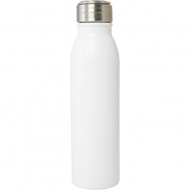 Logotrade Logogeschenke das Foto: Harper 700 ml RCS-zertifizierte Sportflasche aus Edelstahl mit Metallschlaufe