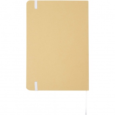 Logotrade Firmengeschenke das Foto: Nelida A5 Hardcover Notizbuch aus recyceltem Karton