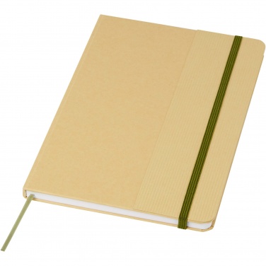 Logotrade Werbegeschenke das Foto: Nelida A5 Hardcover Notizbuch aus recyceltem Karton