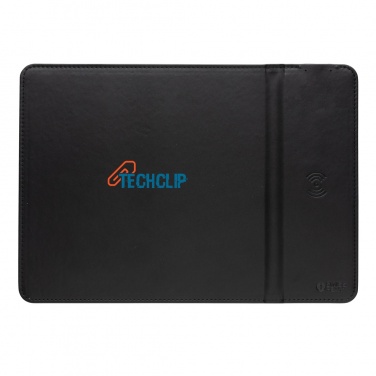 Logotrade Firmengeschenke das Foto: Swiss Peak RCS recyceltes 10W Wireless-Charging PU Mauspad