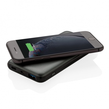 Logotrade Logogeschenke das Foto: 10.000 mAh FastCharging 10W Wireless Powerbank mit PD
