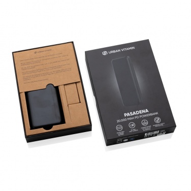 Logotrade Werbegeschenke das Foto: Urban Vitamin Pasadena 20.000mAh 18W PD Powerbank