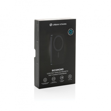 Logotrade Firmengeschenke das Foto: Urban Vitamin Richmond 5000mAh Powerbank aus RCS Plastik/Alu