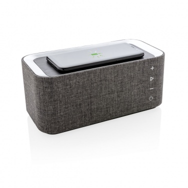 Logotrade Logogeschenke das Foto: Vogue Wireless-Charger Lautsprecher