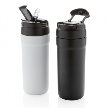 Logotrade Logogeschenke das Foto: RCS recyc. Stainless Steel Becher mit Hot & Cold Verschluss