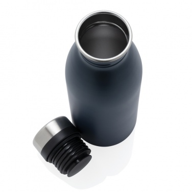 Logotrade Geschäftsgeschenke das Foto: Deluxe Wasserflasche aus RCS recyceltem Stainless-Steel