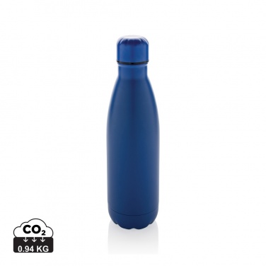 Logotrade Werbeartikel das Foto: Eureka einwandige Wasserflasche aus RCS rec. Stainless-Steel