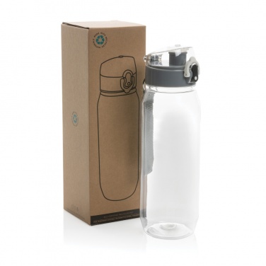 Logotrade Firmengeschenke das Foto: Yide verschließbare Wasserflasche aus RCS rec. PET, 800ml