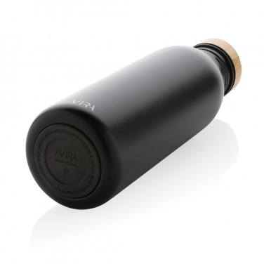 Logotrade Geschäftsgeschenke das Foto: Avira Alcor 600ml Wasserflasche aus RCS rec. Stainless-Steel