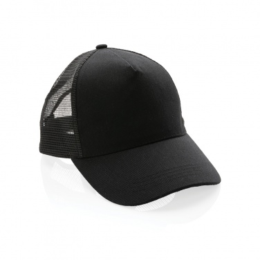 Logotrade werbemittel das Foto: Impact AWARE™ 190gr Brushed rCotton 5 Panel Trucker-Cap