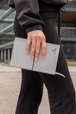 Logotrade Geschäftsgeschenke das Foto: A5 Notizbuch aus recyceltem Leder