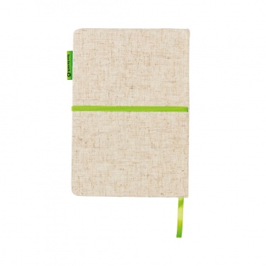 Logotrade Werbegeschenke das Foto: A5 Jute Notizbuch