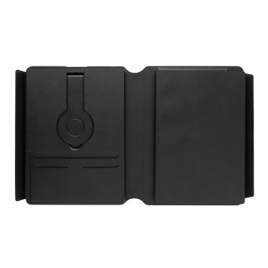 Logotrade Firmengeschenke das Foto: Swiss Peak 2-in-1 Notizbuch & Wirless Charger aus RCS rPU