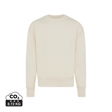 Logotrade Werbegeschenke das Foto: Iqoniq Kruger Relax-Rundhals-Sweater aus recycelt. Baumwolle