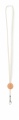 Lanyard mit Metallkarabiner, Beige