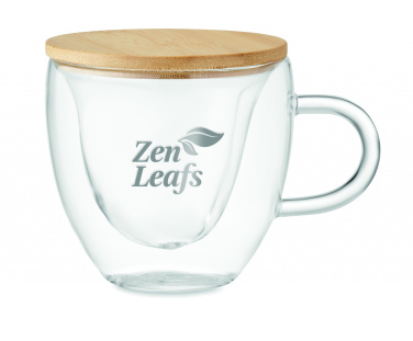 Logotrade Werbegeschenke das Foto: Doppelwandiges Borosilikatglas