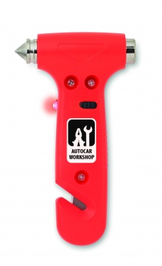 Logotrade Firmengeschenke das Foto: 3 in 1 Notfall-Hammer