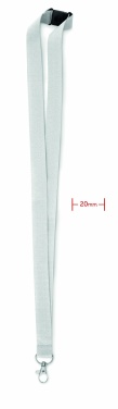 Logotrade Werbeartikel das Foto: Lanyard mit Karabiner 20mm
