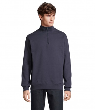 Logotrade Werbeartikel das Foto: CONRAD Sweater Zip Kragen