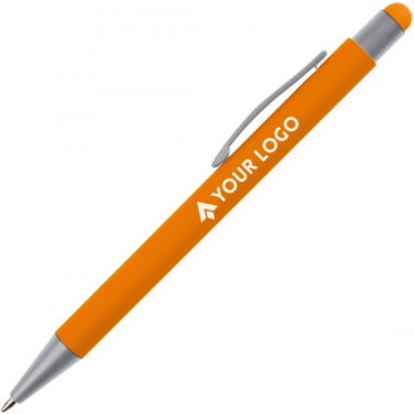 Logotrade werbemittel das Foto: Metall Kugelschreiber Touchpen Soft Touch SALT LAKE CITY