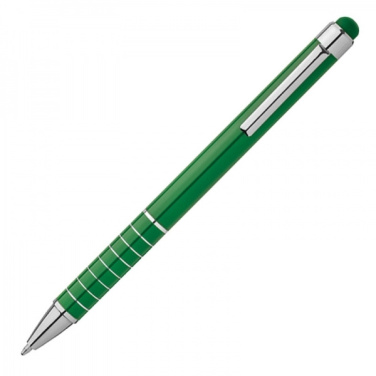 Logotrade Geschäftsgeschenke das Foto: Metallkugelschreiber mit Touchpen LUEBO