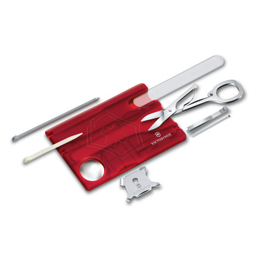Logotrade Firmengeschenke das Foto: Multitool SwissCard Nagelpflege Victorinox