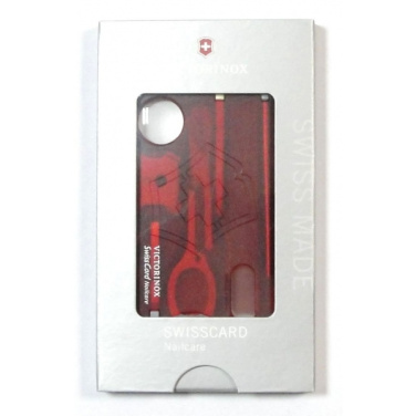 Logotrade werbemittel das Foto: Multitool SwissCard Nagelpflege Victorinox