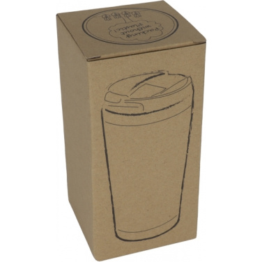 Logotrade Firmengeschenke das Foto: Edelstahlbecher BAMBOOGARDEN 400 ml
