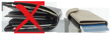 Logotrade Geschäftsgeschenke das Foto: RFID Geldbörse 618119