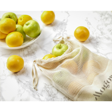 Logotrade Logogeschenke das Foto: Natura Organic GOTS Mesh Bag (120 g/m²) Obstbeutel