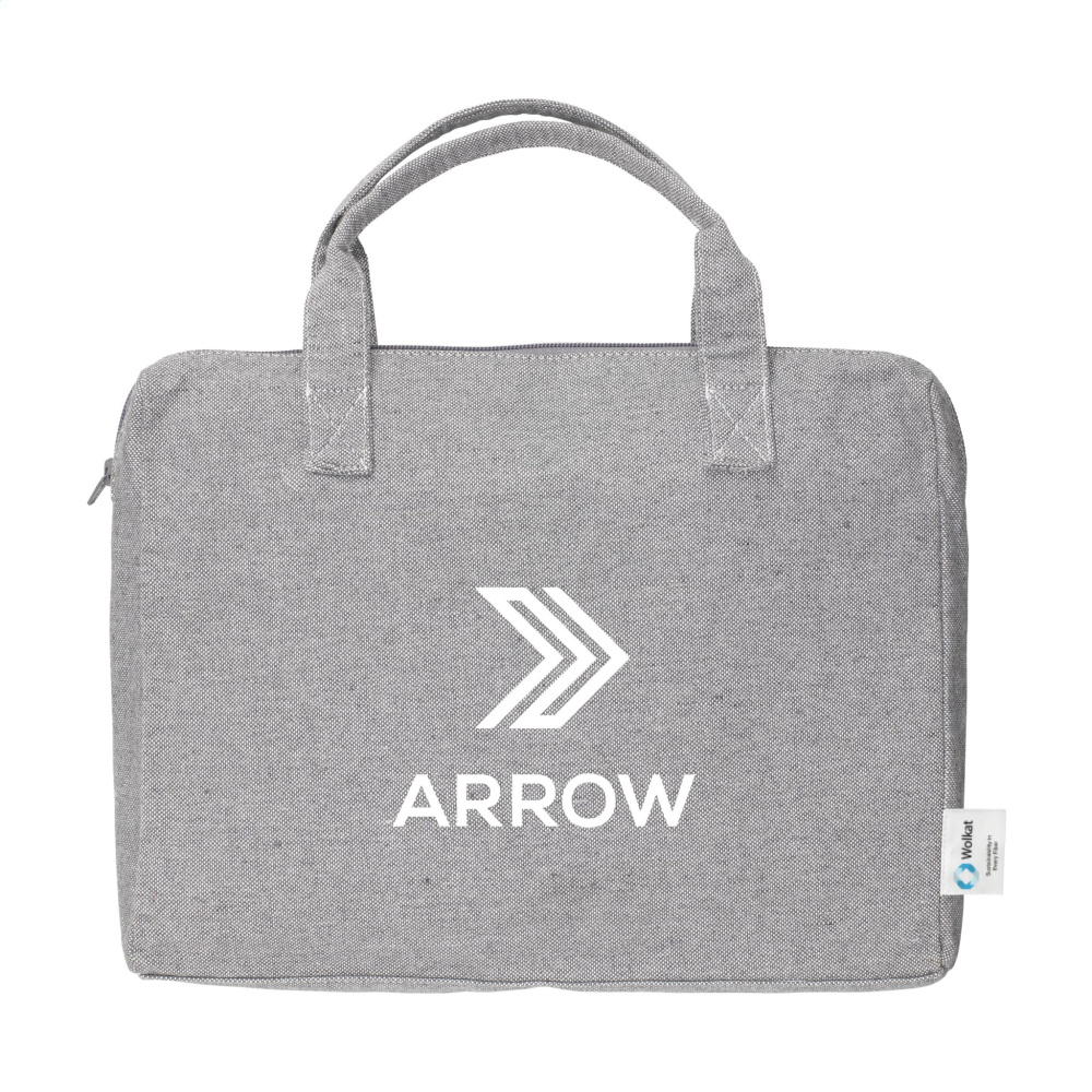 Logotrade Werbeartikel das Foto: Wolkat Casablanca 15,6 Zoll Laptoptasche aus recyceltem Textil