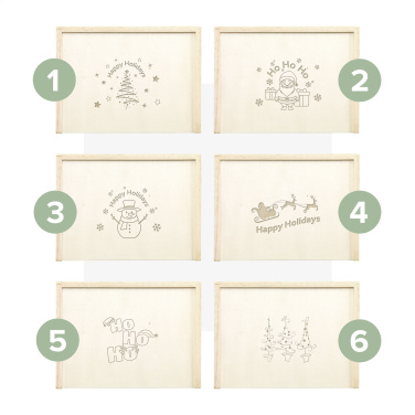 Logotrade Geschäftsgeschenke das Foto: Recycelte Spielkarten Double X-Mas