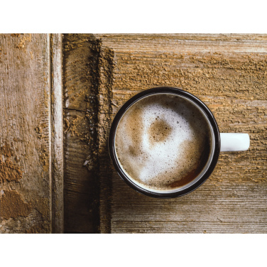 Logotrade Werbegeschenke das Foto: Retro Emaille Tasse 350 ml