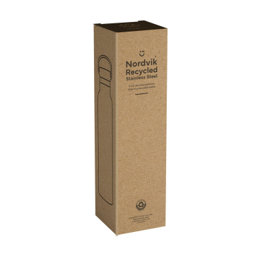 Logotrade Logogeschenke das Foto: Nordvik RCS Recyclingstahl 750 ml
