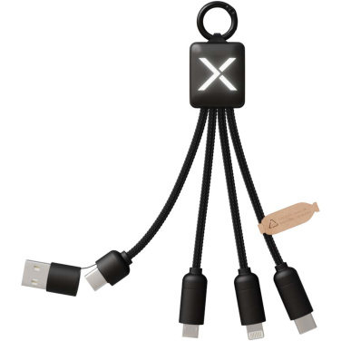 Logotrade Werbeartikel das Foto: SCX.design C13 15W 5-in-1 Ladekabel