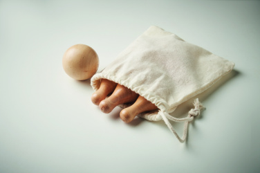 Logotrade Werbeartikel das Foto: Mini-Bowling-Set Kiefernholz