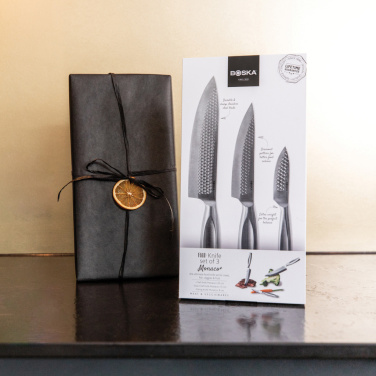 Logotrade Geschäftsgeschenke das Foto: BOSKA Küchenmesser Monaco+, 3er-Set