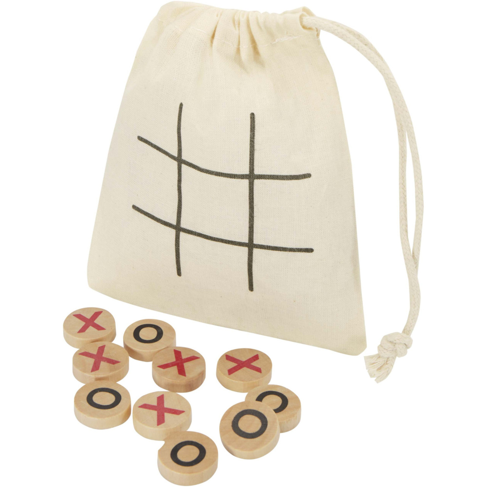 Logotrade Werbeartikel das Foto: Whorl Tic-Tac-Toe Spiel aus Holz