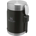 Stanley Legendary 400 ml Lebensmittelbehälter mit Göffel, Mattschwarz