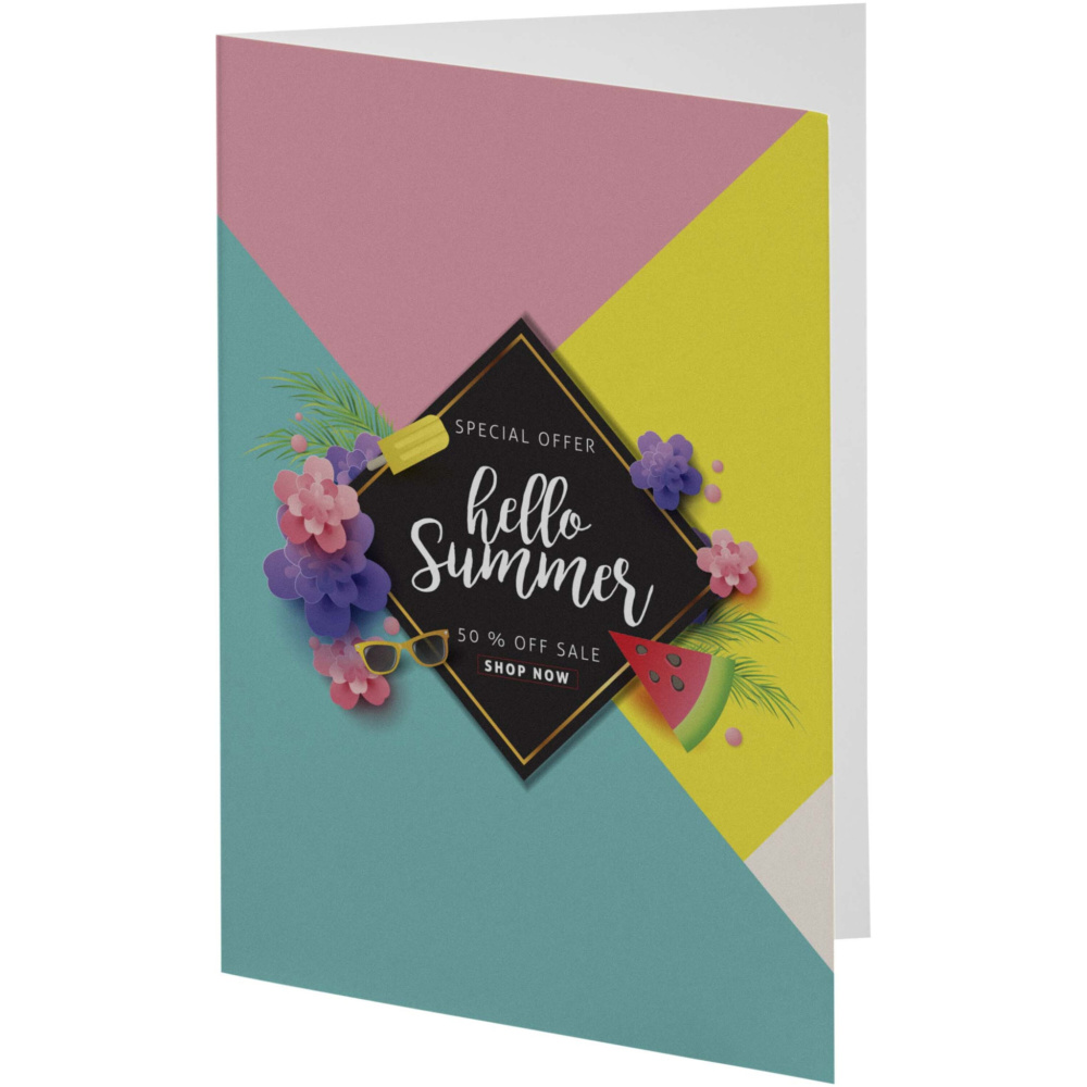 Logotrade Geschäftsgeschenke das Foto: Herald A6 Grußkarte